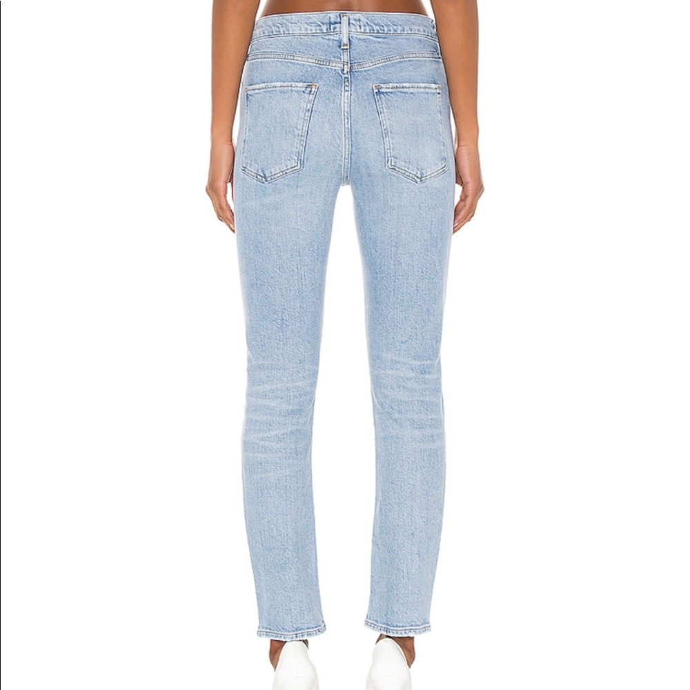 AGOLDE Toni Mid Rise Straight Fit